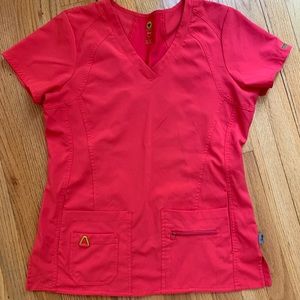 Coral Activate by Med Couture Scrub Top